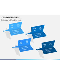 Step Wise Process PPT Slide 1