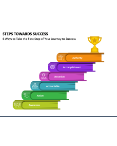 Steps Towards Success PowerPoint Slide 1