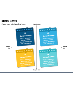 Free Sticky Notes PPT Slide 1