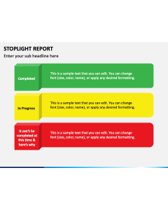 Stoplight Report PPT Slide 1