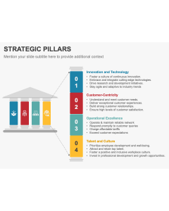 Strategic Pillars PPT Slide 1