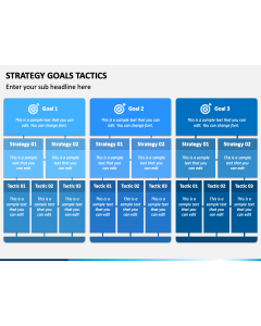Strategy Goals Tactics PPT Slide 1