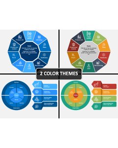 Strategy Wheel PPT Cover Slide
