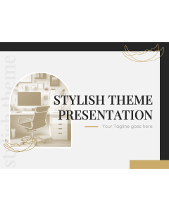 Stylish Presentation Theme PPT Slide 1