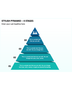 Stylish Pyramid - 4 Stages PPT Thumbnail