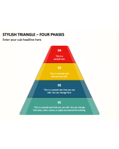 Stylish Triangle - Four Phases PPT Thumbnail