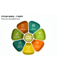 Stylish Wheel - 7 Parts PPT Thumbnail