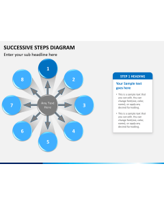 Successive steps PPT slide 1