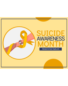 Suicide Awareness Month PPT Slide 1