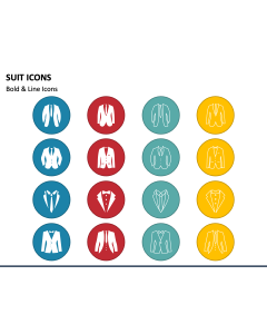 Suit Icons PPT Slide 1