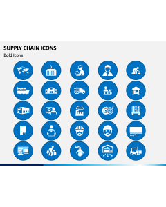 Supply Chain Icons PPT Slide 1