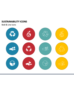 Sustainability Icons PPT Slide 1