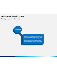 Sustainable Marketing PPT Slide 1