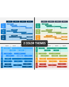 Swimlane Timeline PPT Cover Slide