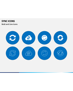 Sync Icons PPT Slide 1