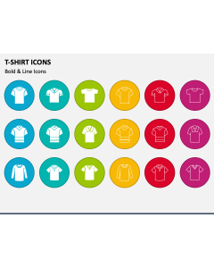 T-Shirt Icons PPT Slide 1