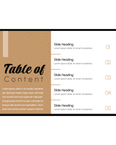 Table of Contents Slides PPT Thumbnail