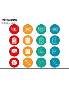 Tactics Icons PowerPoint Slide 1