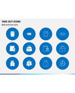 Take Out Icons PPT Slide 1