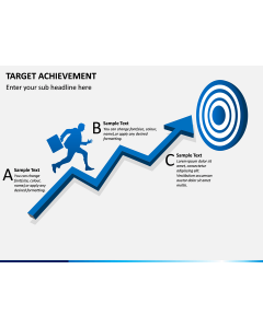 Target achievement free PPT slide 1