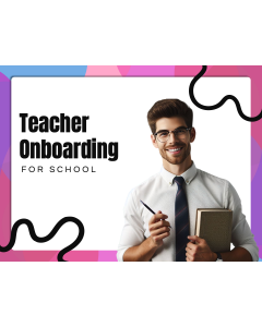 Teacher Onboarding For School PPT Thumbnail