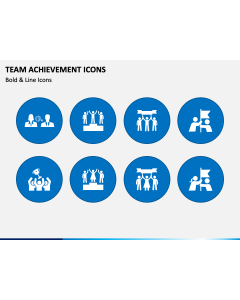 Team Achievement Icons PPT Slide 1