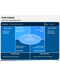 Team Canvas PPT Slide 1