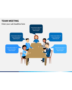 Team Meeting PPT Slide 1