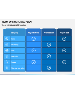 Team Operational Plan PPT Slide 1