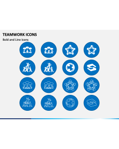 Teamwork Icons Slide 1