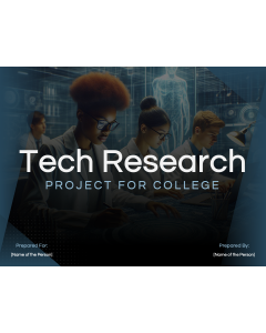 Tech Research Project for College PPT Thumbnail