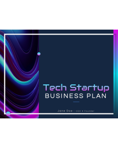 Tech Startup Business Plan PPT Thumbnail