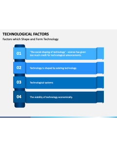 Technological Factors PPT Slide 1