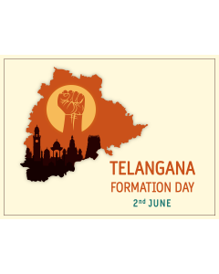 Telangana Day PPT Slide 1