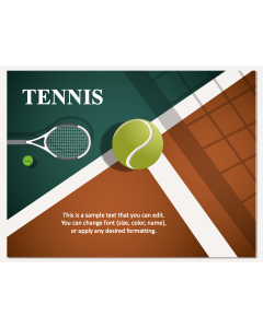 Tennis - Free Download PPT Slide 1