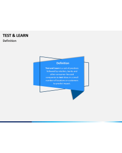 Test and Learn PPT Slide 1