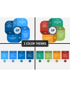 The 4P of Marketing Mix PPT Cover Slide