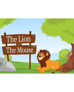 The Lion and The Mouse Theme PPT Thumbnail