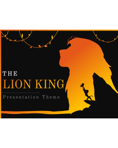 The Lion King Theme PPT Thumbnail