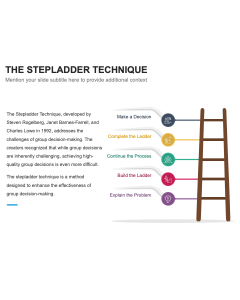 The Stepladder Technique PPT Slide 1