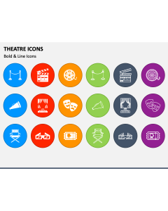 Theatre Icons PPT Slide 1
