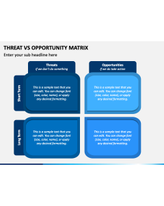 Threat Vs Opportunity Matrix PPT Slide 1