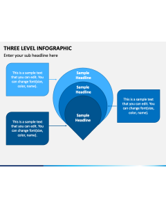 Three Level Infographic PPT Slide 1
