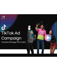 TikTok Ad Campaign Creative Strategy Pitch Deck PPT Thumbnail