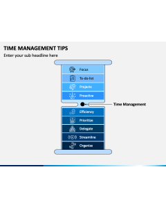 Time management tips free PPT Slide 1