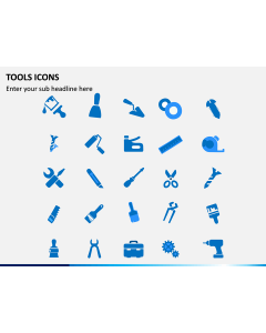 Tools Icons PPT Slide 1