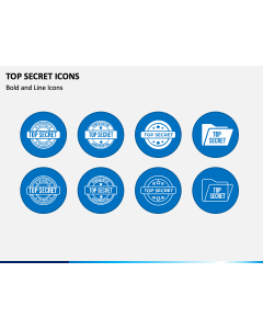 Top Secret Icons PPT Slide 1