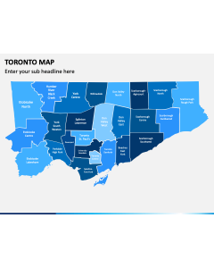 Toronto Map PPT Slide 1
