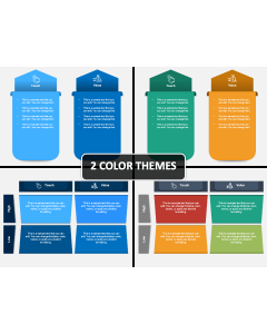 Touch Vs Value PPT Cover Slide