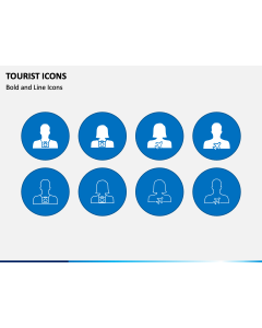 Tourist Icons PPT Slide 1